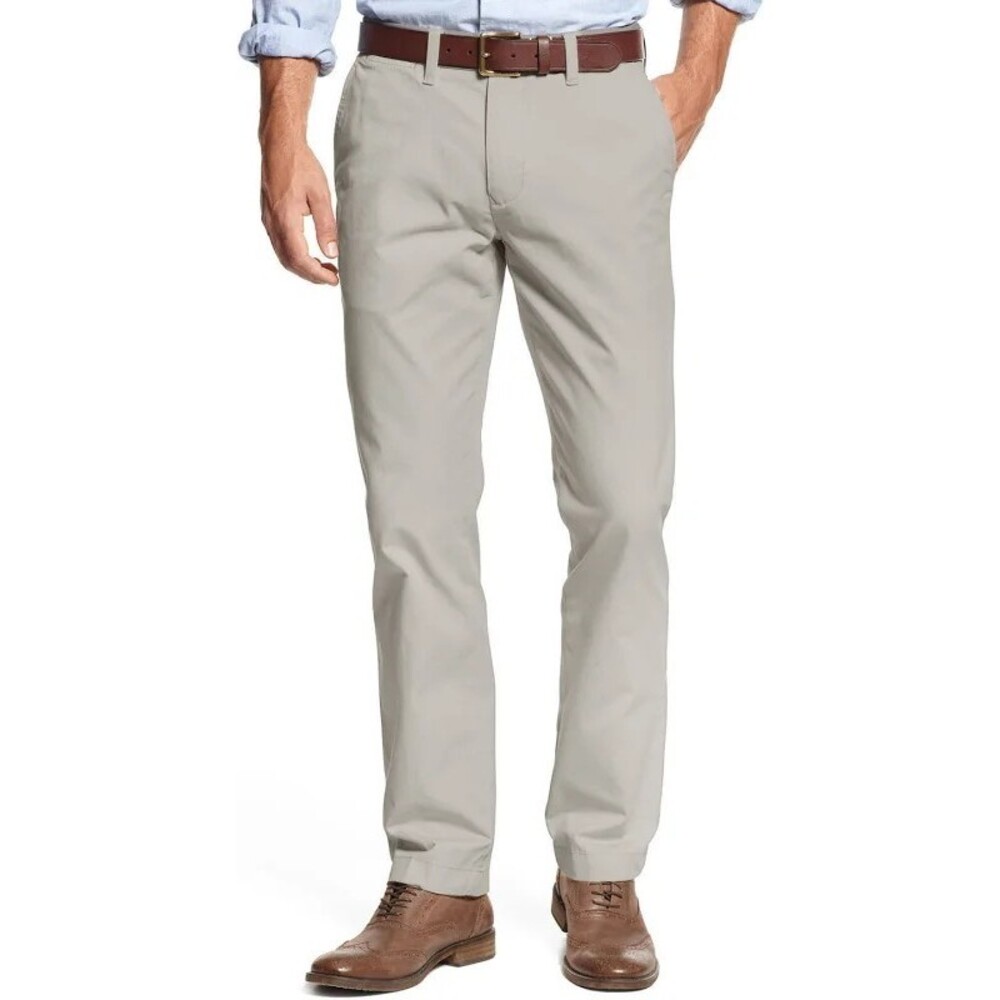 Tommy Hilfiger Men's The Flex Slim Fit Chino Size 36/30 Terra Cotta Preppy - Picture 1 of 6